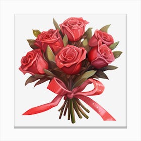 Bouquet Of Roses 11 Canvas Print