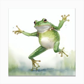 Frog Dance Canvas Print