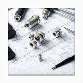 Electrical Engineering Tools Canvas Print