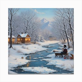 Winter'S Day Canvas Print