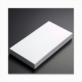 White Box Canvas Print