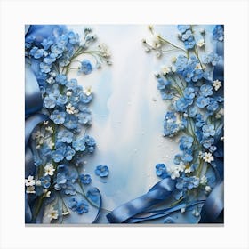 Forget Me Nots Canvas Print