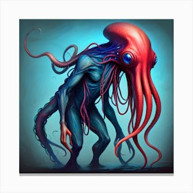 Octopus 6 Canvas Print