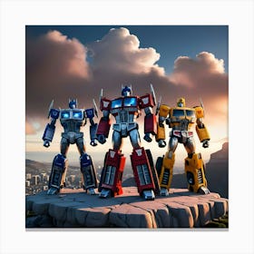 Transformers Prime 6 Canvas Print