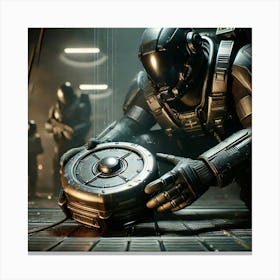 Asterian Void Commandos Gravity Mines Canvas Print