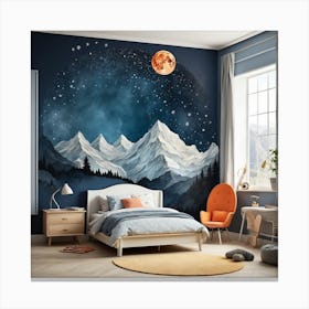 Mountain Mural Canvas Print