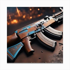 Ak - 47 Canvas Print