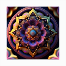 Fractal Mandala 2 Canvas Print