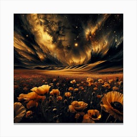 Poppy Field Canvas Print