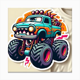 Monster Truck Canvas Print