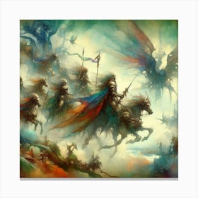 Fantasy Army Canvas Print