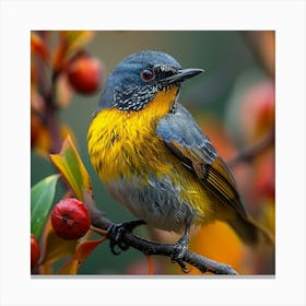 Rufous-Tailed Robin 10 Canvas Print