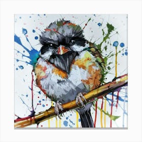 Bird On A Branch 5 Canvas Print