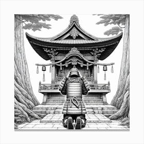 Samurai Art 19 Canvas Print