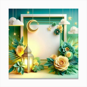 Ramadan Frame 3 Canvas Print