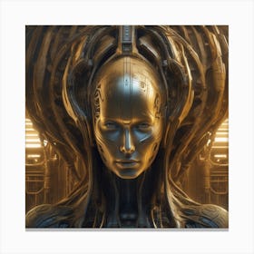 Cybernetic Woman 1 Canvas Print