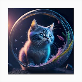 Cat Galaxy (26) Canvas Print