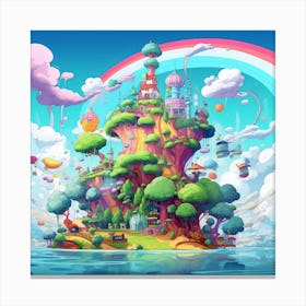 Fairytale Island Canvas Print