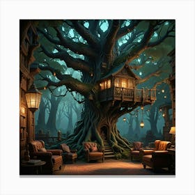 Tree House Canvas Print