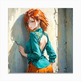 Anime Girl Canvas Print