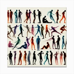 Silhouette Symphony 2 1 Canvas Print