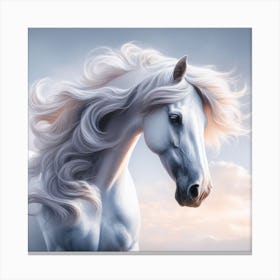 White Horse   Canvas Print