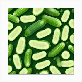 Cucumbers 8 Canvas Print