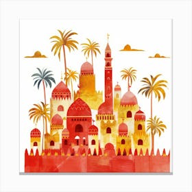 Egyptian City 2 Canvas Print