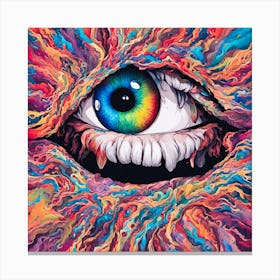 Eye Of The Psychedelic Gods Canvas Print