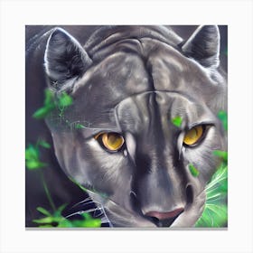 Panther Feline Canvas Print