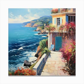 Artistic Aura of Amalfi Canvas Print