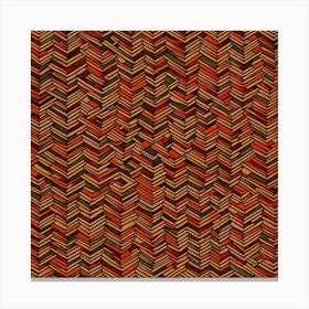 A Seamless Pattern Asymmetrical Zigzags And Jagged Lines, Herringbone Pattern, 137 Canvas Print