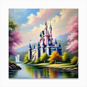 Cinderella Castle 64 Canvas Print