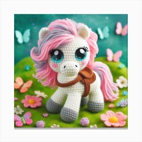 Amigurumi, Horse 1 Canvas Print