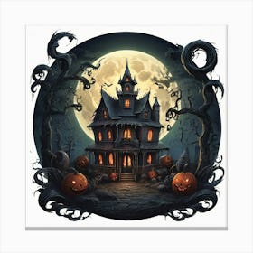 Haunted House 11 Canvas Print