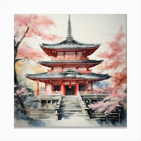 Kyoto Pagoda Canvas Print