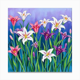 Lily Painting 2 Canvas Print