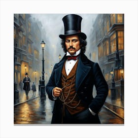 Charles Dickens Canvas Print