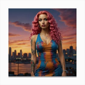 Sexy Girl 4 Canvas Print