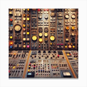 Control Room Canvas Print