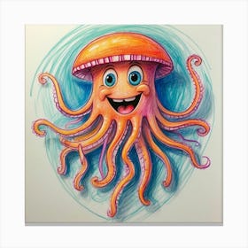 Octopus 106 Canvas Print