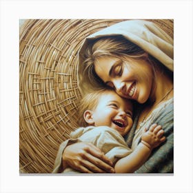 Joy Of A Mother Canvas Print