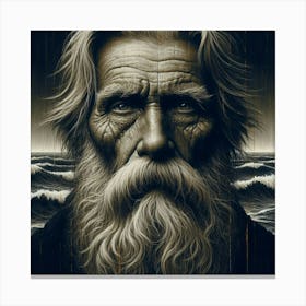 Old Man With Beard 1 Canvas Print