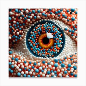 Eye Of The Bee Canvas Print