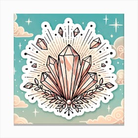 Crystal Crystals Canvas Print