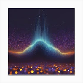 Arc waves Canvas Print