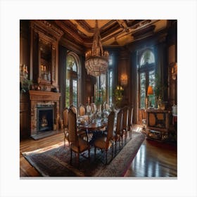 Mansion Meal Canvas Print