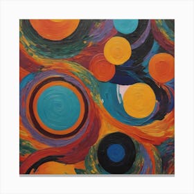 Abstract Circles Canvas Print