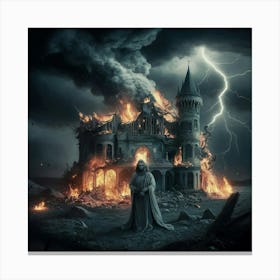 Haunted Castle Canvas Print