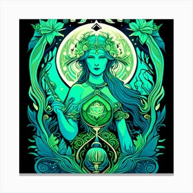Psychedelic Goddess Canvas Print